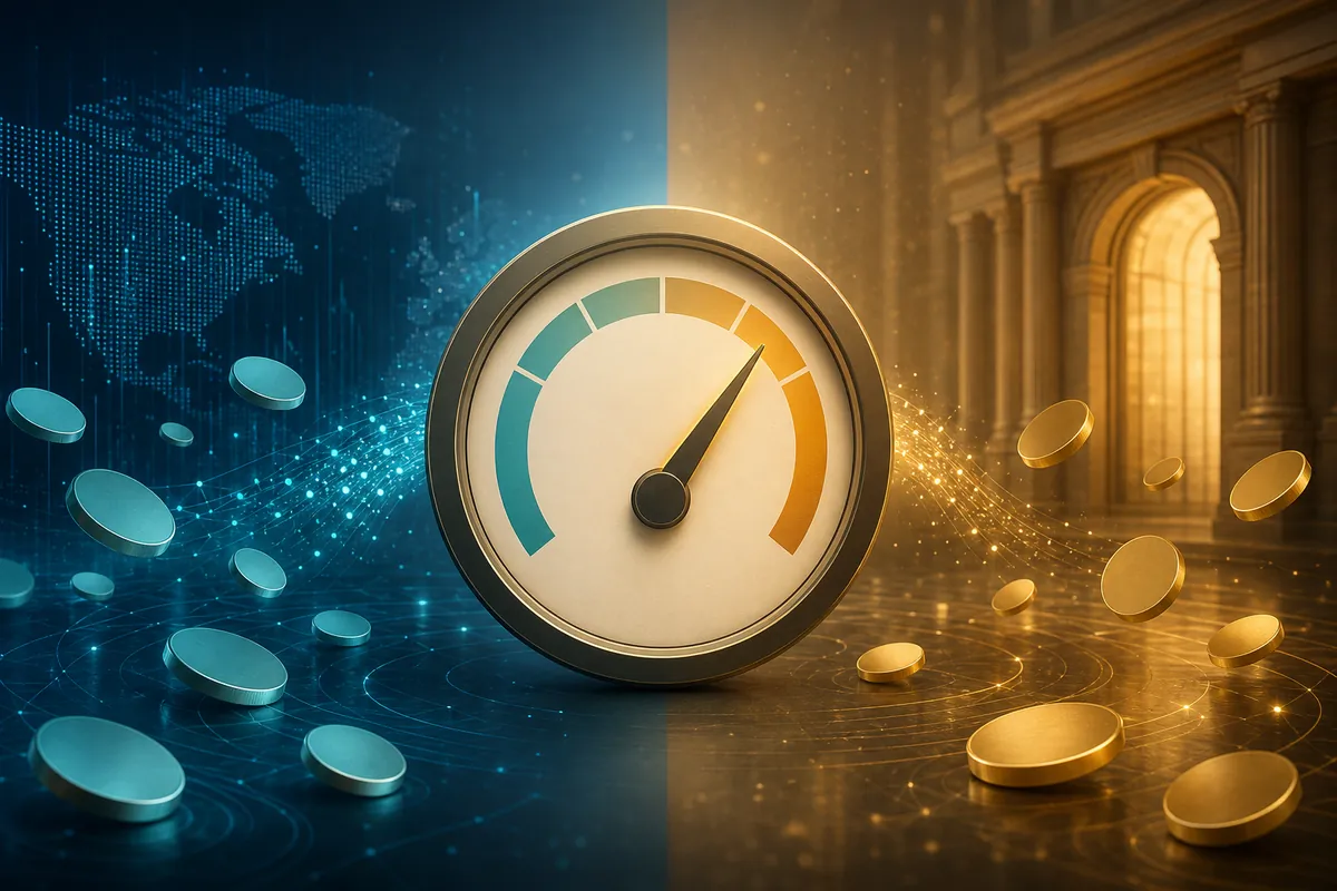 Coinbase Premiumを、米国側需要の温度ゲージとして表した概念図